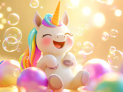 게임 Jigsaw Puzzle: Unicorn Bubble Fun