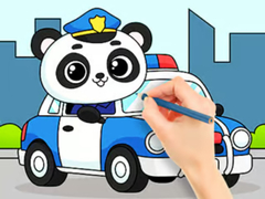 게임 Coloring Book: Police Panda
