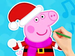 게임 Coloring Book: Peppa Pig Snowman
