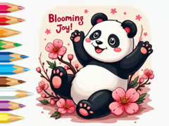 게임 Coloring Book: Little Panda Cherry Blossoms