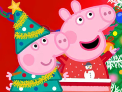 게임 Jigsaw Puzzle: Peppa Pig Christmas Preparation