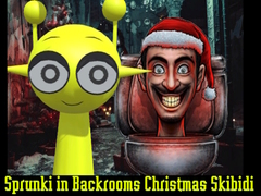 게임 Sprunki in Backrooms Christmas Skibidi 