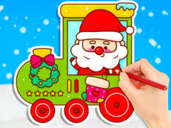 게임 Coloring Book: Christmas Train