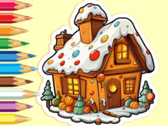 게임 Coloring Book: Christmas Candy House