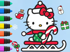 게임 Coloring Book: Hello Kitty Christmas