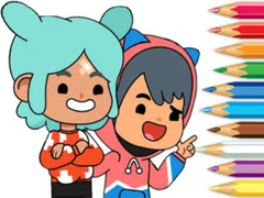 게임 Coloring Book: Toca Boca Friends