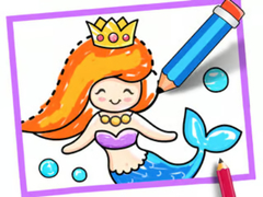 게임 Toddler Drawing: Mermaid