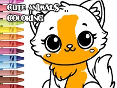게임 Cute Animals Coloring