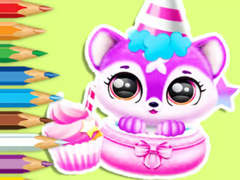 게임 Coloring Book: Baby Fluff's Birthday