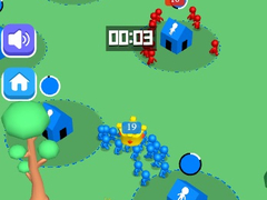 게임 Giant Crowd Io House Capture