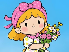 게임 Jigsaw Puzzle: Little Flower Girl