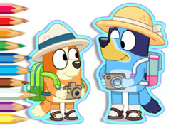 게임 Coloring Book: Bluey Camping