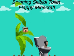 게임 Spinning Skibidi Toilet Flappy Minecraft