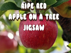 게임 Ripe Red Apple on a Tree Jigsaw
