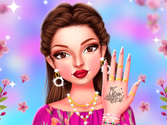 게임 Celebrity Spring Manicure Design