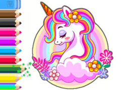 게임 Coloring Book: Unicorn Garden