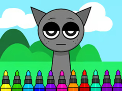 게임 Coloring Book: Sprunki Incredibox Gray