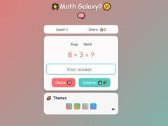 게임 Math Galaxy