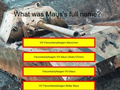 게임 Tank Quiz: Maus