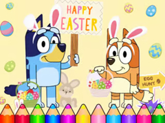게임 Coloring Book: Bluey Happy Easter