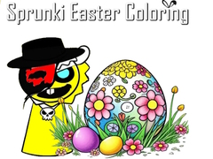게임 Sprunki Easter Coloring