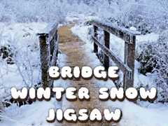 게임 Bridge Winter Snow Jigsaw