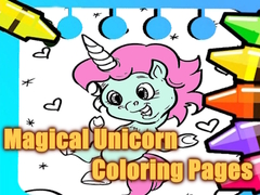 게임 Magical Unicorn Coloring Pages