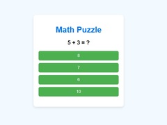 게임 Math Puzzle
