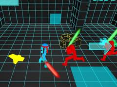 게임 Stickman Neon Sword Fighting