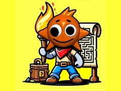 게임 Sprunki Torches Maze
