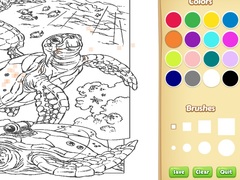 게임 Sea Animal Coloring Book