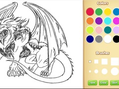 게임 Dragon Chimera Coloring Book