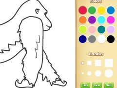 게임 Gorilla Coloring Book for Kids