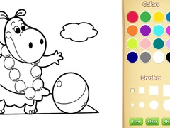 게임 Baby Farm Animals Coloring Book for Kids