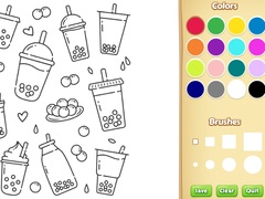 게임 Cute Boba Coloring Book for Kids