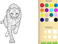 게임 Wild Animals Coloring Book