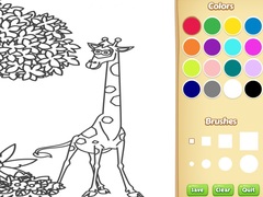 게임 Jungle Animals Coloring Book for Kids