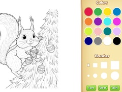 게임 Christmas Animal Coloring Book for Kids