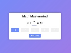 게임 Math Mastermind