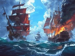 게임 Pirate Ships: Build and Fight