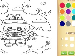 게임 Labubu Coloring Book For Kids