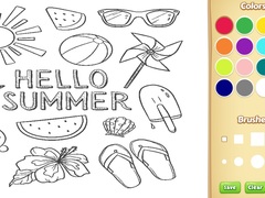 게임 Hello Summer Coloring Book for Kids