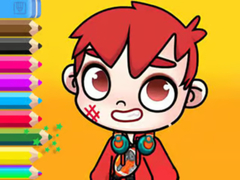 게임 Coloring Book: Avatar World Schoolboy