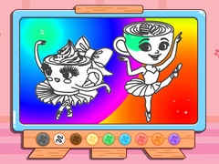 게임 Coloring Book: Ballerina Cappuccin