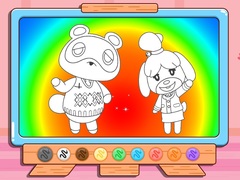 게임 Coloring Book: Animal Crossing