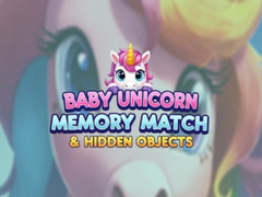 게임 Baby Unicorn Memory Match & Hidden Objects