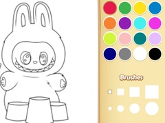 게임 Easy Labubu Coloring Book