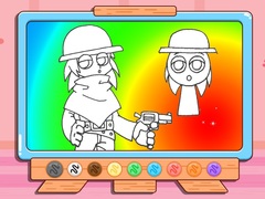 게임 Coloring Book: Sprunki Tunner