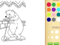 게임 Circus Animals Coloring Book