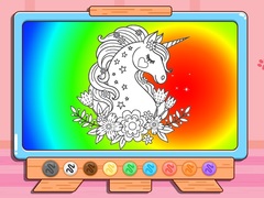 게임 Coloring Book: Glitter Unicorn